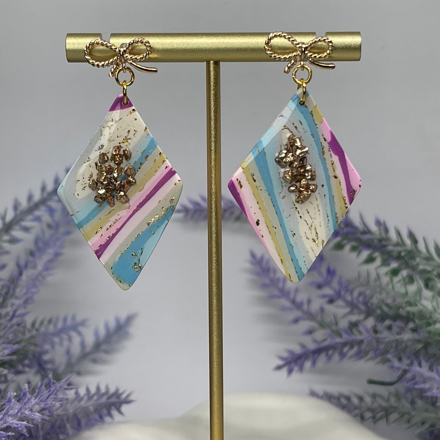 Light blue Purple marble